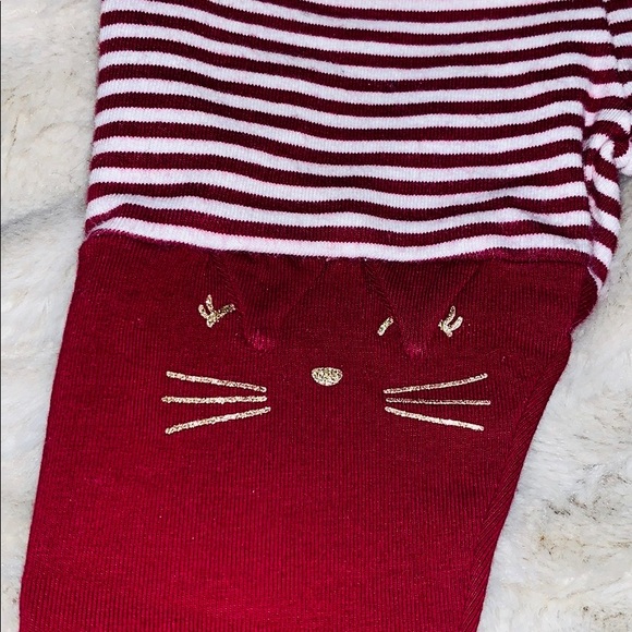 Size 3 months burgundy top and leggings - Picture 7 of 7